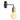 Aplique de pared Keter Lighting Nixon 1L E27 H 15,0 cm