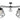 Lámpara de araña Keter Lighting Foskal 5L E27 H 38,0 cm
