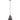 Lámpara colgante Keter Lighting Loki 1L E27 H 120,0 cm
