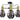 Lámpara de techo Keter Lighting Kari 3L E27 H 39,0 cm