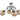 Lámpara de techo Keter Lighting Venus 4L E27 H 32,0 cm