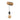Trabo Aplique Corto 1xE27 Max.25W Pino Natural/Negro/PVC Negro