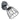Aplique de pared Lemir Hornet 1xE27 acero