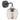 Aplique de pared Lemir Margo 1xE27 acero