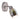 Aplique de pared STRUHM ETNA G9 25W acero inoxidable cromo