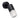 Aplique decorativo STRUHM PIANO GU10 35W aleación de aluminio fundido negro