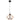 Lámpara colgante de madera Pompelmo 1L de Sollux Lighting E27