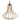 Lámpara colgante de madera Elza 1L de Sollux Lighting E27
