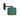 Aplique de pared HILDE 1L, D20 negro, E27