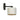 Aplique de pared HILDE 1L, D20 negro, E27