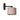 Aplique de pared HILDE 1L, D20 negro, E27