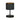 Lámpara de mesa HILDE 1L, D20 negro, E27
