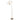 Lámpara de pie Markslöjd Charleston 1L color beige con casquillo E27