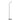Lámpara de pie Aldex Pure 1L, 164 cm de altura, metal, casquillo E14.