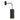 BENTE aplique de pared 1L, D10 negro, E14