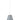 Lámpara de techo colgante Markslöjd Tribe 1L, color gris metalizado, casquillo E27