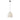 Lámpara de techo colgante Markslöjd Aiko 1L color beige con casquillo E27
