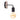 Aplique de pared Keter Lighting Nixon 1L E27 H 15,0 cm