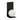 Aplique de pared FORM 1L, D14 negro, E14