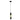 Foco colgante de techo Keter Lighting Magnum 1L GU10 H 120,0 cm