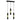 Lámpara colgante lineal Keter Lighting Magnum 3L GU10 H 120,0 cm