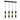 Lámpara colgante lineal Keter Lighting Magnum 4L E27 H 120,0 cm