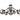 Lámpara de techo Keter Lighting Ring 5L E27 H 32,0 cm