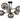 Lámpara de techo Keter Lighting Cosmo 6L E27 H 42,0 cm