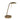Mexlite Eloi 1L lámpara de mesa escritorio bronce LED, Al. 46cm