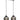 Lámpara colgante lineal Keter Lighting Yuno 2L E27 H 120,0 cm