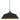 Mexlite Novr 1L Lámpara colgante metal negro E27, D 42cm