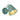 Anne Light & Home Dash 1L Aplique verde E27