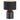 Lámpara de mesa ASPEN 1L, D25 negro, E27