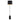 Lámpara de pie ASPEN 1L, D35 negro, E27