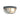 Mexlite Lisanne Plafón empotrable 1L gris E27, D 17cm