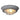 Mexlite Lisanne Plafón empotrable 1L gris E27, P 29cm