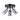 Foco de techo Sollux Lighting Winx 3 GU10 acero negro