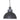 Mexlite Dinko Lámpara colgante 1L metal negro E27, D 42cm