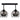 Lámpara de techo Keter Lighting Solo 2L E27 H 33,0 cm