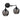 Lámpara de pared Keter Lighting Mera 2L E27 H 25,0 cm