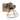 Anne Light & Home Guersey 1L Aplique madera acero E27