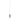 Keter Lighting Lámpara colgante Verre 1L E27 Al. 100.0cm