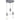 Lámpara colgante Keter Lighting Verre 3L E27 H 100,0 cm