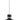 Lámpara colgante Keter Lighting Titanium 1L E27 H 120,0 cm