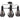 Lámpara de techo Keter Lighting Kari 3L E27 H 39,0 cm