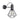 Lámpara de pared Keter Lighting Lars 1L E27 H 27,0 cm