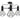 Lámpara de techo Keter Lighting Lars 3L E27 H 39,0 cm