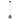 Steinhauer Lotus 1L lámpara colgante cristal ahumado E27, D 25cm