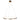 Lámpara colgante Maxlight Queen 1L LED, dorado, D 70 cm