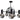 Lámpara de araña Keter Lighting Planet 5L E27 H 110,0 cm